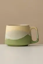 高級陶磁器製 ラテマグカップ【女性向け・個人用・美しいデザイン】