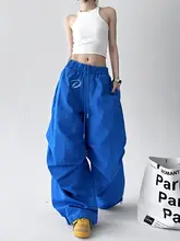 夏用 薄手ブルーリラクシー ワイドパンツ【女性・高身長・通気性・軽量】