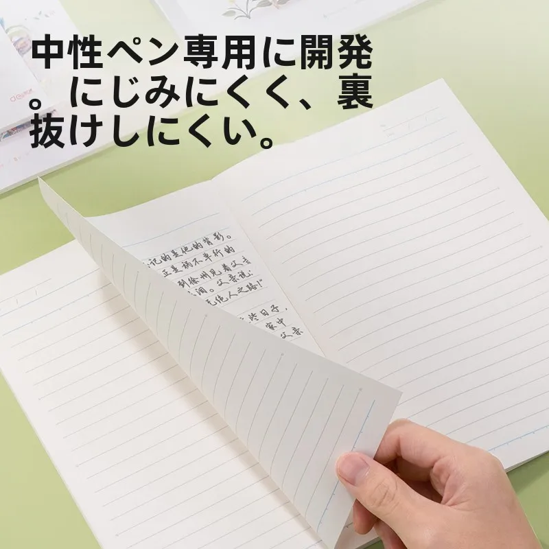 無線綴じノートA5：横罫・森林の歌 デザインで効率的な手書き記録を実現