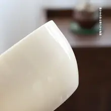 白瓷製 大型茶洗【羊脂玉茶杯用・陶器製・茶道具用アクセサリー】