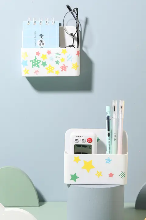 マグネット付き小型収納ボックス【冷蔵庫・ホワイトボード用・仕切り付き】