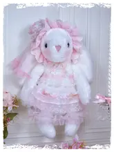 手作りのピンクうさぎマスコットバッグ【ふわふわ・斜め掛け・ギフト向き】