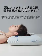 枕 低反発 メモリーフォーム 人間工学 ゾーン分け 頸椎サポート 快眠 ふんわり 頭全体サポート メンズ
