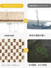 浴室用防滑マット【シリコン織・穴あけ不要・ホテル用・家庭用】