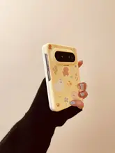 華為PuraXMax用カートゥーンデザインのかわいい西高地彩花朵スマホケース【二重防衝撃・フロントフレーム付き】