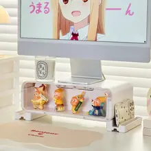 デスクトップ用昇降ラック【収納ボックス・オフィス・モニター用】