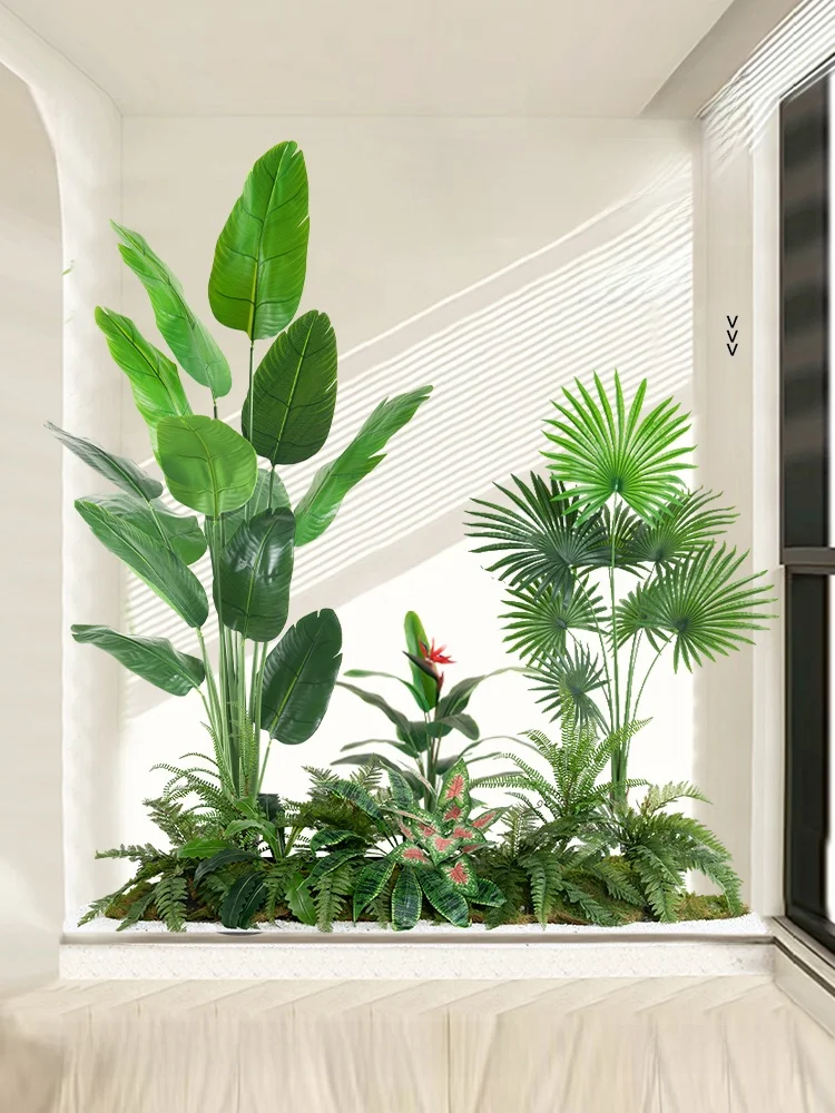 フェイクツリー 植物 セットでウッドデッキの目隠しを実現する方法