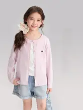 女の子用 夏の透湿カーディガン【可愛いデザイン・快適エアコンシャツ】