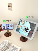 360度回転可能な金属製スマホスタンド【デスク用・iPad対応・動画視聴に最適】