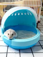 ハムスターテイクアウト ケージ 透明ポータブル観賞ケージ