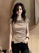 フランス風デザインの魅力的な女性用トップス【個性的で美しい】