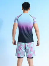 男性用水着【保守的なデザイン・ゆったりしたフィット・トレーニング＆リゾート用】（セットアップ対応）