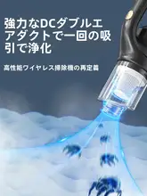 強力手持ちワイヤレス充電式掃除機【家庭用・車載用・ポータブル】