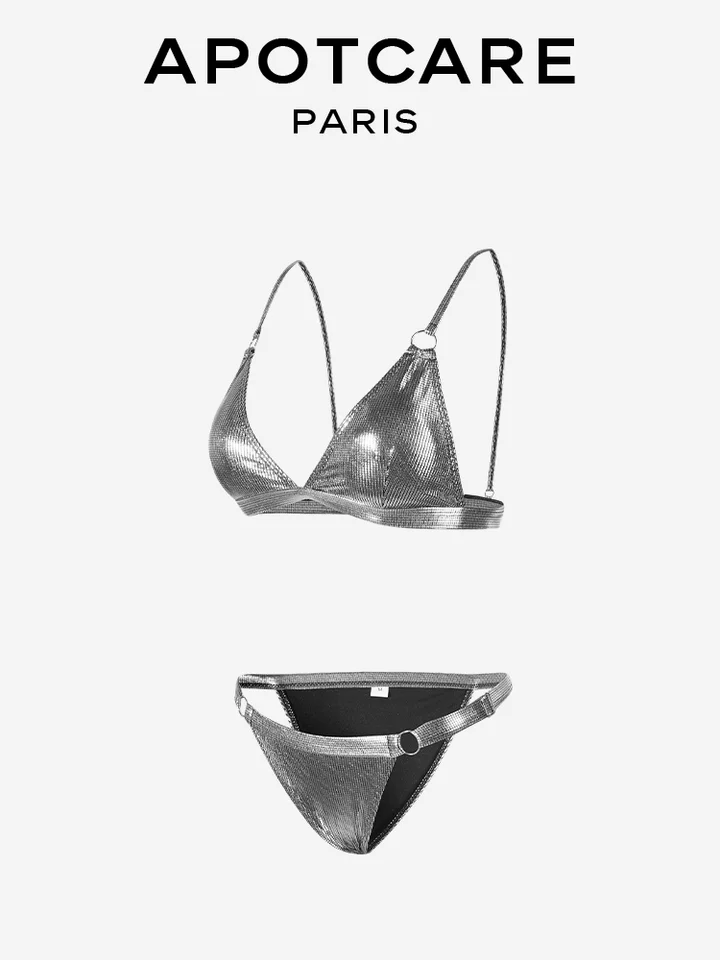 APOTCARE ビキニセット【分体・ティーコジ・ローウエスト・背中開き・セクシー】
