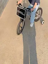 透明デザイン ショッピングバッグ【手提げ・自転車用・遊び道具収納】