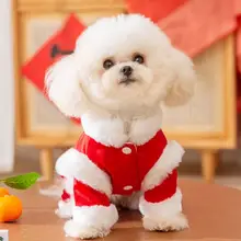 冬用小型犬用コスチューム【犬服・紅型・四足・テディベア・シュナウザー対応】