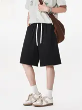 肌理感のあるフィットショートパンツ【メンズ・ドローストリング・夏季用・カジュアル】
