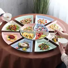食卓に彩りを添える創造的な盛り付け皿とボウルのセット（セットアップ対応）