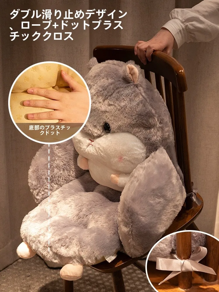 もこもこ座椅子：邦妮格0211018020の日式毛绒クッションが提供する快適な正座体験