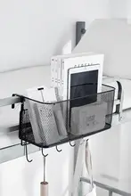 ベッドサイドハンギングバスケット【収納ラック・寝室用・網目デザイン】