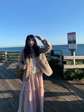 秋に最適！マホガニーカラーのモヘアブレンドカーディガン【緩やかなシルエット・カラフルなデザイン】