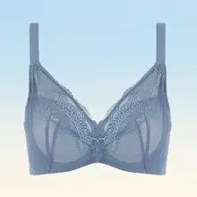 透気性のある薄型カップ ブラジャー【快適な着心地・セクシーレース・大きいサイズ】