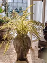 造花 シダ植物 フェイクグリーン プラスチック 葉 壁掛け インテリア リビング ダイニング ガーデニング