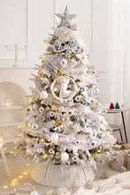 大型クリスマスツリー装飾品【雪をかぶった木・おしゃれなインテリア】（セットアップ対応）