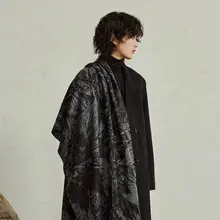 極上の柔らかさのフリンジ風フェイクカシミヤスカーフ【リバーシブル・シンプルデザイン・冬用】