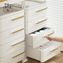 モダンシンプルなベッドサイド収納キャビネット【家庭用・高級感】
