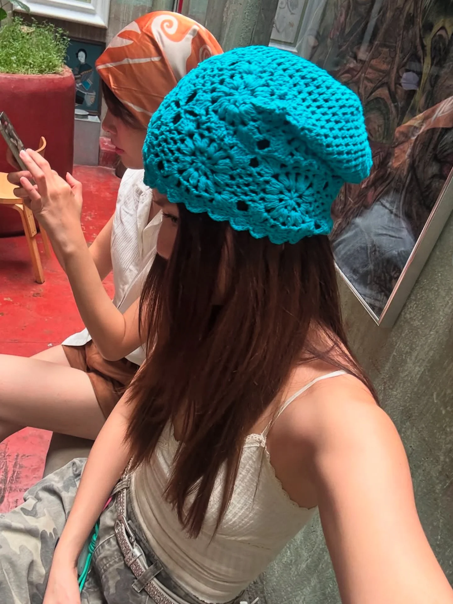 かぎ編み帽子を簡単につくるなら、夏の大きめキャップチューブハットがおすすめ？