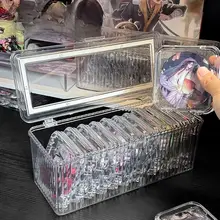 透明防塵のクリスタルアクセサリー収納ボックス【大容量・ネックレス・ブレスレット用】