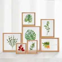 植物標本フレーム【DIY・アクリル製・両面透明・木製・押し花用】