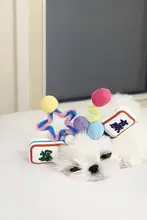手作りミニペットヘアクリップ【かわいい立体デザイン・マルチーズ・テディベア用】
