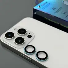 iPhone用カメラレンズ保護フィルム【強化ガラス・衝撃吸収・ブルーサファイア加工】