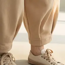 オーストラリア産長綿使用のウエストひも付きスポーツパンツ【春用・女性用】