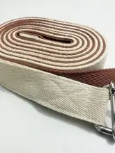 初心者向け エココットン ヨガストラップ【ストレッチ補助・ハタヨガ用】
