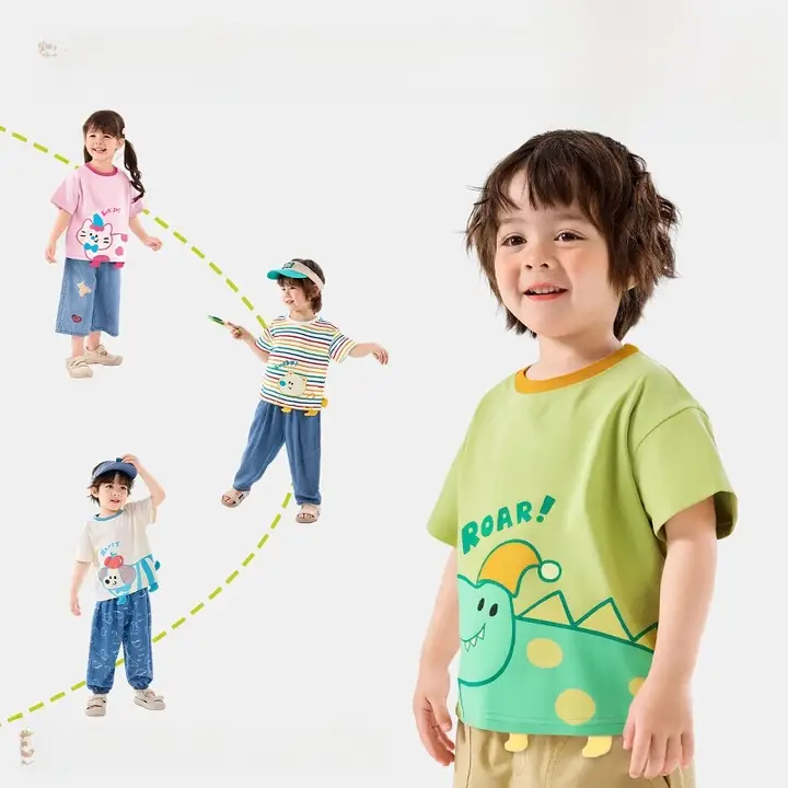 Tシャツ キッズ ボーイズ 半袖 クルーネック キャラクター柄 薄手 カジュアル おしゃれ 夏