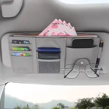 車用サンシェード収納クリップ【多機能・眼鏡およびカードホルダー・オーガナイザー】
