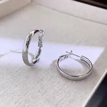 オビヤビ シンプルなメタルフープピアス【925シルバー針・洗練されたデザイン】