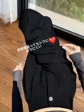 ブラックダブルボタンカジュアルストレートスーツパンツ【高腰・ゆったりシルエット・体型カバー・フレア】
