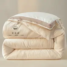 極上の柔らかさの純綿羽毛布団【冬用・二合一・学生用・春秋対応】（セットアップ対応）