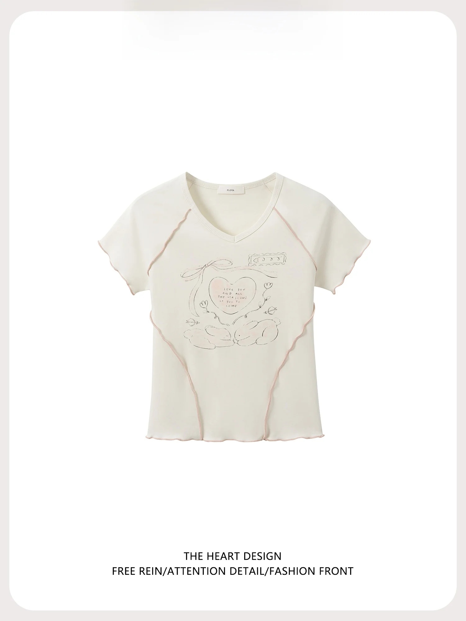 レディースコミック：Vネックフリル短袖Tシャツの日常使い方とスペック解説