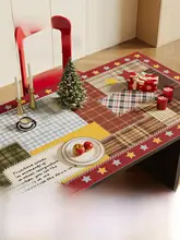テーブルマット ランチョンマット テーブルクロス 耐熱 撥水 防汚 お手入れ簡単 クリスマス アメカジ ヴィンテージ デスクマット
