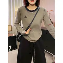 高級感あるロングスリーブTシャツ【女性用・大きいサイズ・レイヤリング対応】