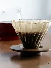 家庭用 手摘みコーヒー用ガラスポット【雲朵ポット・コーヒーシェアポット・V60フィルターカップ・アイスブリュー用ポット】（セットアップ対応）