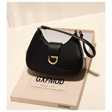 バゲットバッグ レディース ショルダーバッグ クロスボディバッグ 上品 着回し おしゃれ「GXFMOD」