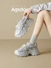 厚底デザインの女性用スニーカー【通気性・ソフトソール・カジュアル】