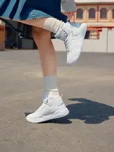 361° レディース 高トップスニーカー【軽量・防水・革素材・カジュアルシューズ】