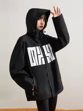 BODACHEL 男女兼用 防水フード付きジャケット【秋冬用・防風仕様・滑雪対応・ゆったりデザイン】（セットアップ対応）